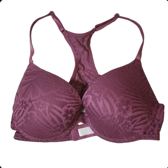 Victoria's Secret Pink Push Up Lace Razor Back Bra - Picture 3 of 6